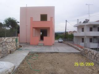 Sea view Villa, 3BR, garden at Sfakaki