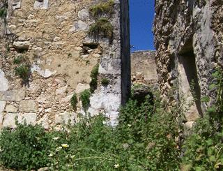 Ruined House, sea view, garden at Kapediana